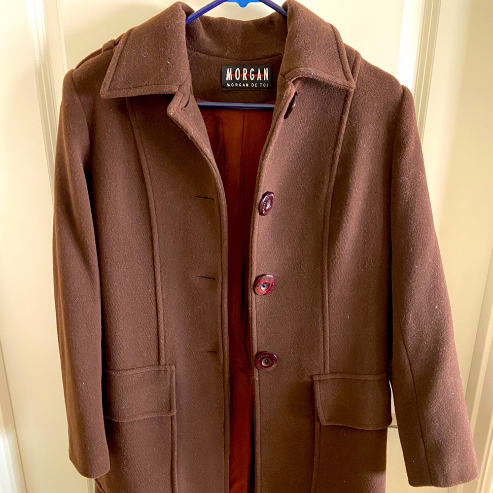 Morgan Women Coat in Brown Sz 1